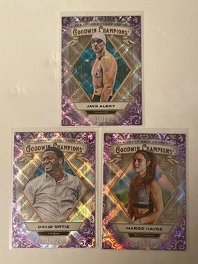 2025 Goodwin Champions Purple Diamond Lot /99 (3 Cards)